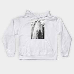 Waterfall B&W Kids Hoodie